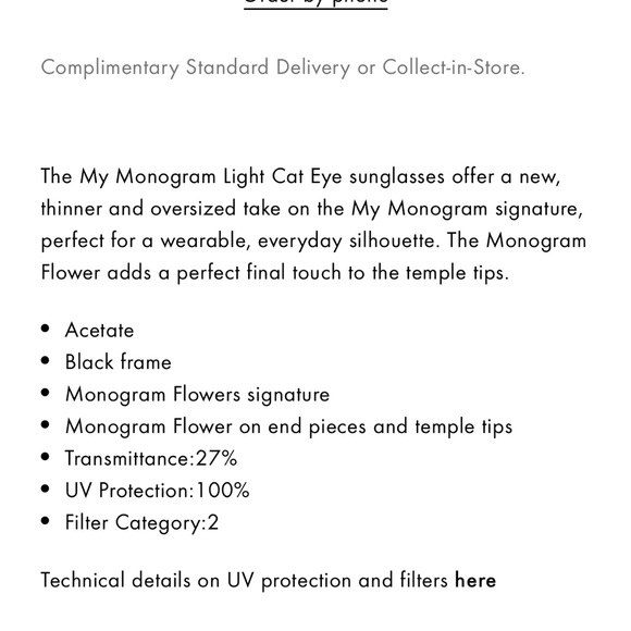 Loui vuitton cat eye sunglasses - Picture 14 of 14